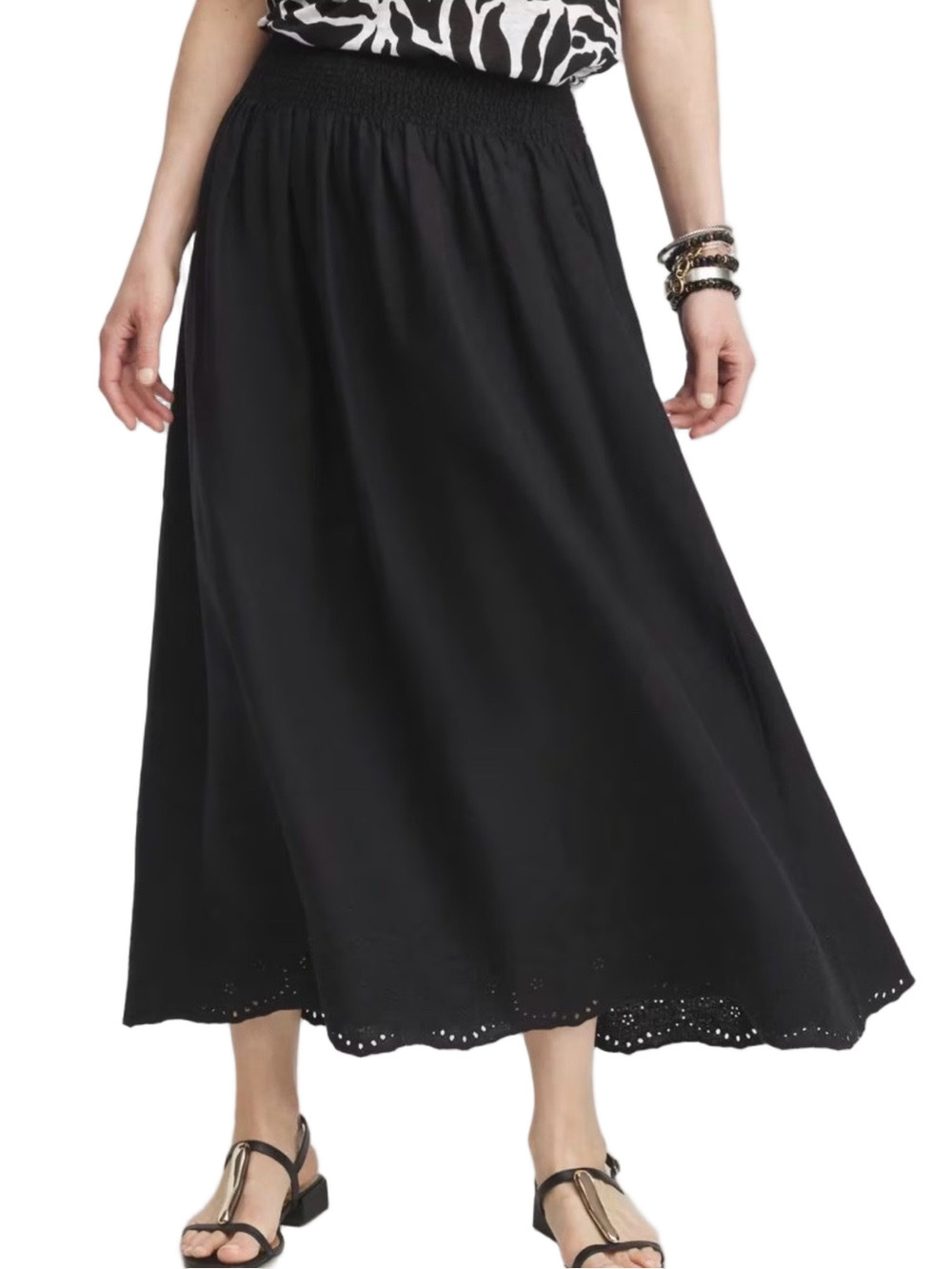 19. NWT WOMENS CHICO’S 3/XL DETAIL SKIRT